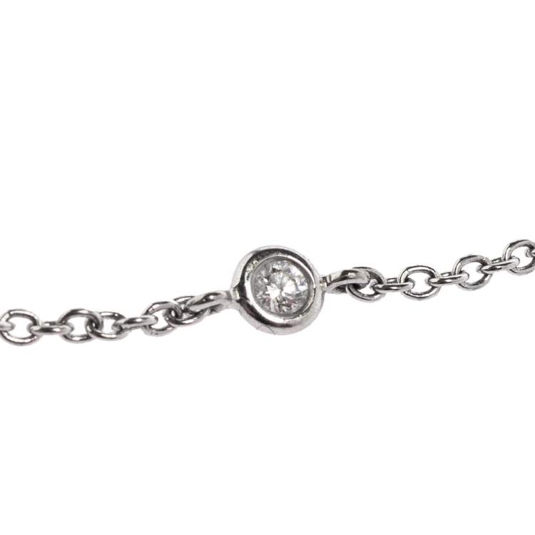 Pre Owned Piaget Rose Diamond 18K White Gold Bracelet