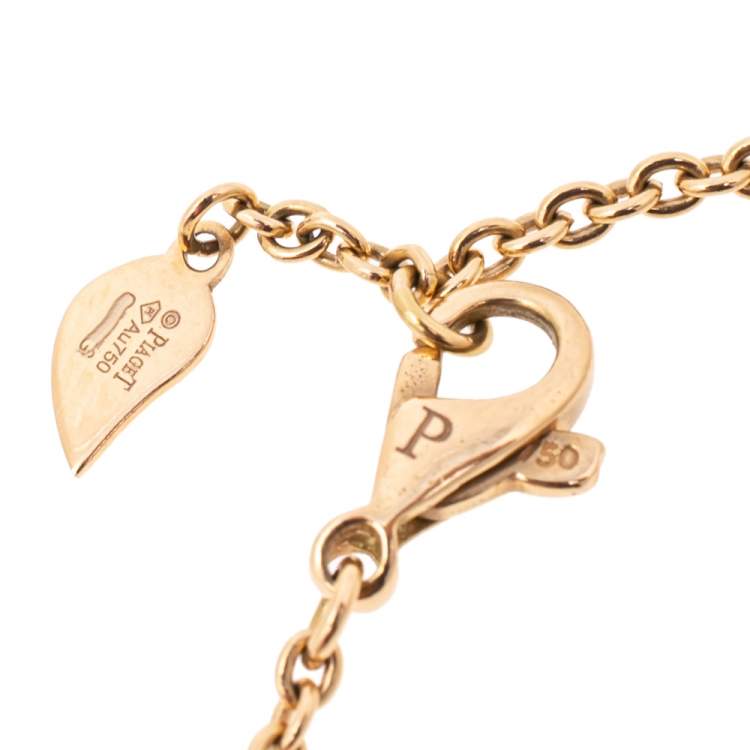 Pre Owned Piaget Rose Diamond 18k Rose Gold Bracelet 