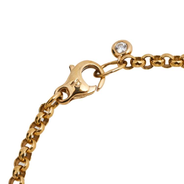 Pre Owned Piaget Possession Diamond 18K Rose Gold Bracelet