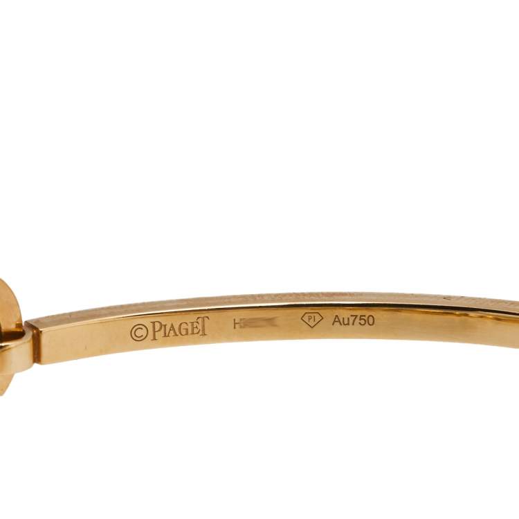 Pre Owned Piaget Possession Diamond 18K Rose Gold Bracelet