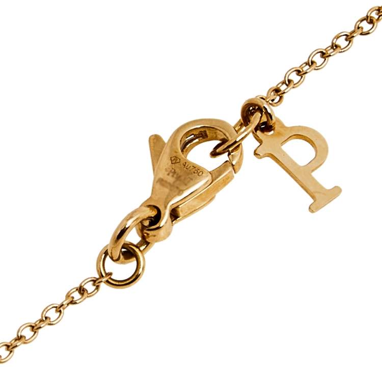 Pre Owned Piaget Possession Diamond 18k Rose Gold Bracelet 