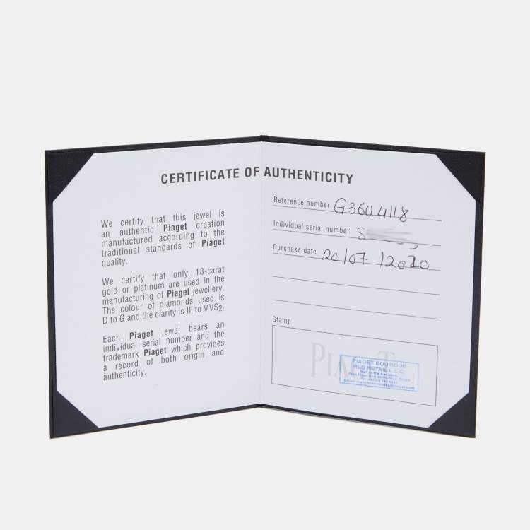 Pre Owned Piaget Rose Motif Diamond 18K Rose Gold Chain link Bracelet