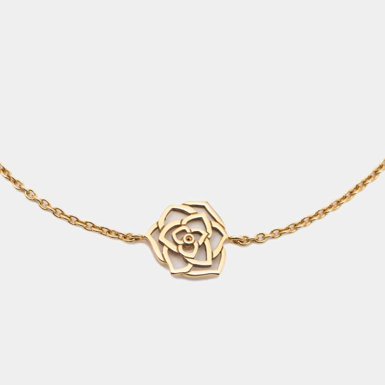 Pre Owned Piaget Rose Diamond 18k Rose Gold Bracelet