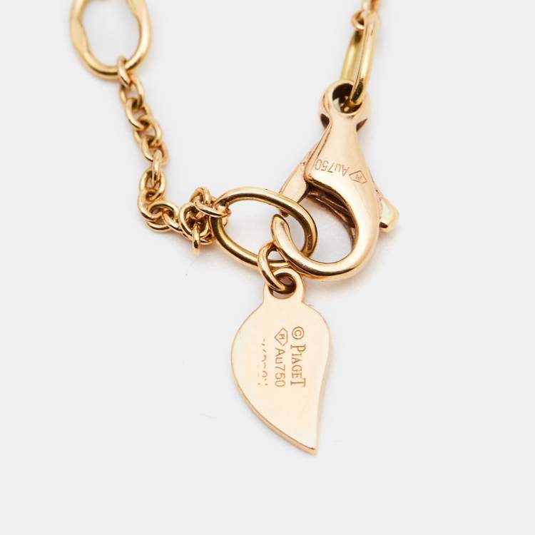 Pre Owned Piaget Rose Diamond 18k Rose Gold Bracelet