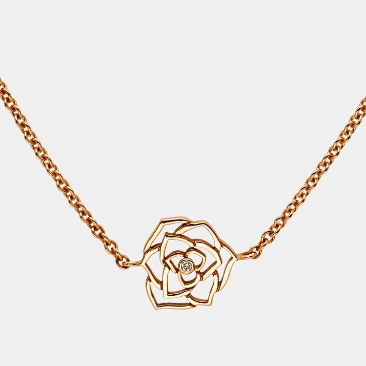 Pre Owned Piaget Rose Diamond 18k Rose Gold Bracelet