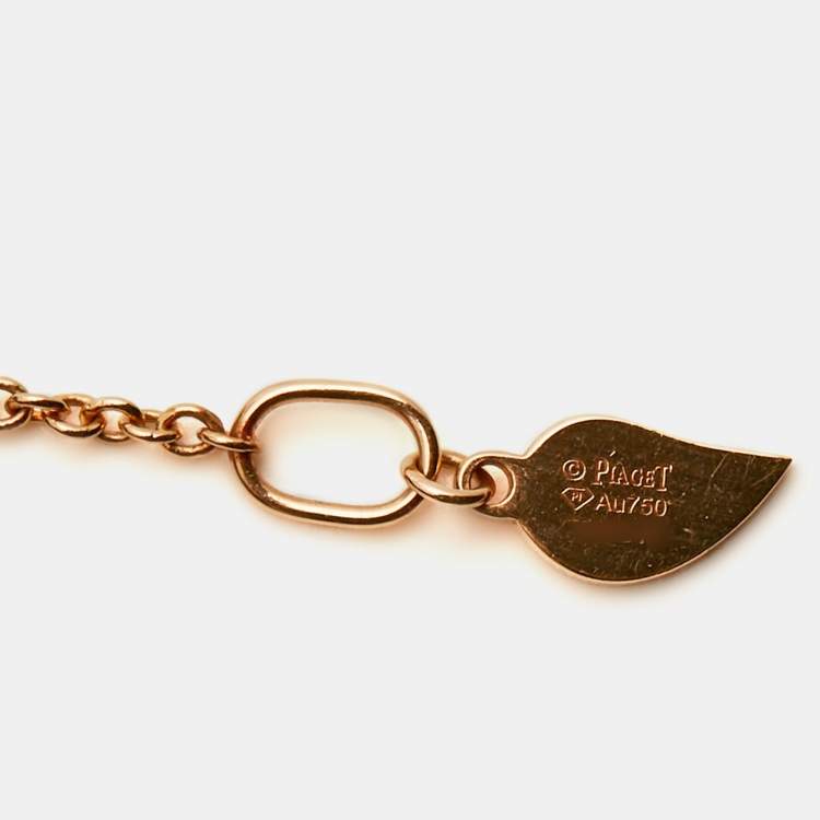 Pre Owned Piaget Rose Diamond 18k Rose Gold Bracelet