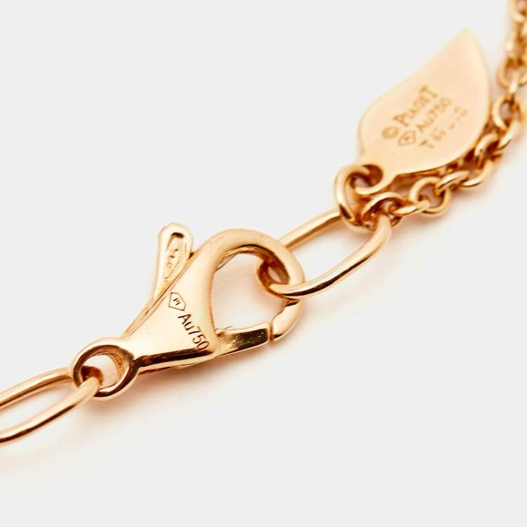 Pre Owned Piaget Rose Diamond 18k Rose Gold Bracelet