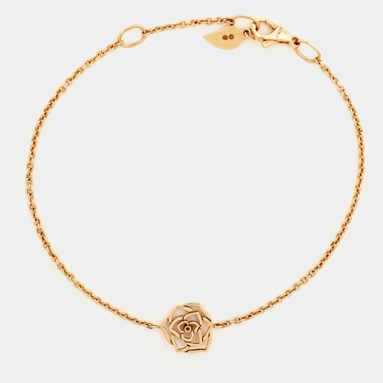 Pre Owned Piaget Rose Diamond 18k Rose Gold Bracelet