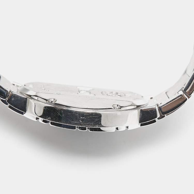 Pre Owned Piaget Black 18K White Gold Polo P10114 Unisex Wristwatch 38 mm
