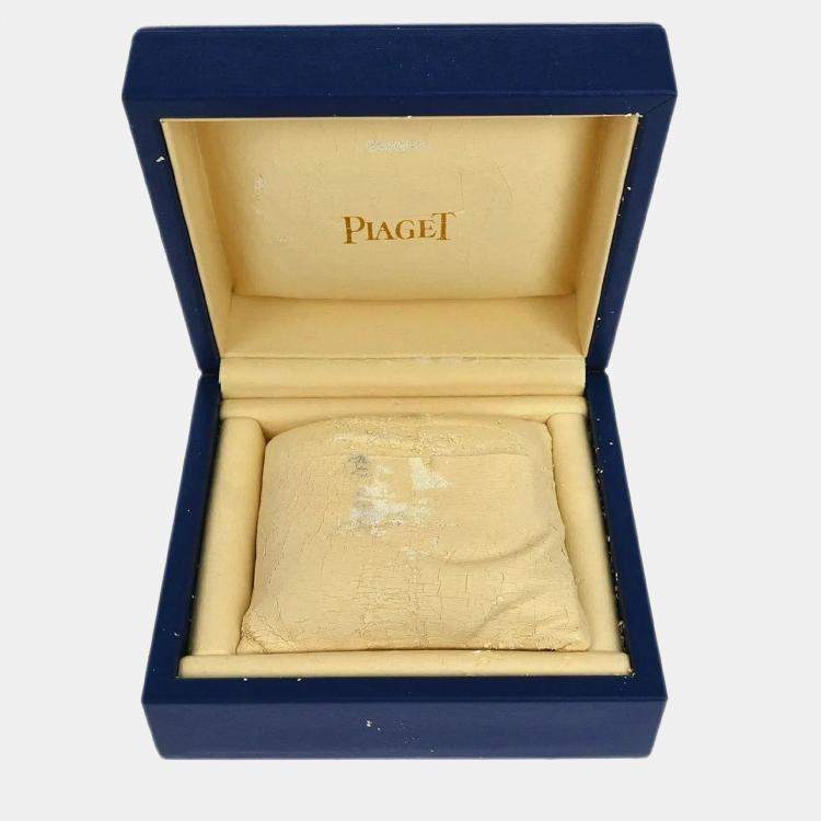 Pre Owned Piaget Dancer 5964AK81 Quartz Silver 18k White Gold Women's Wristwatch 19 mm