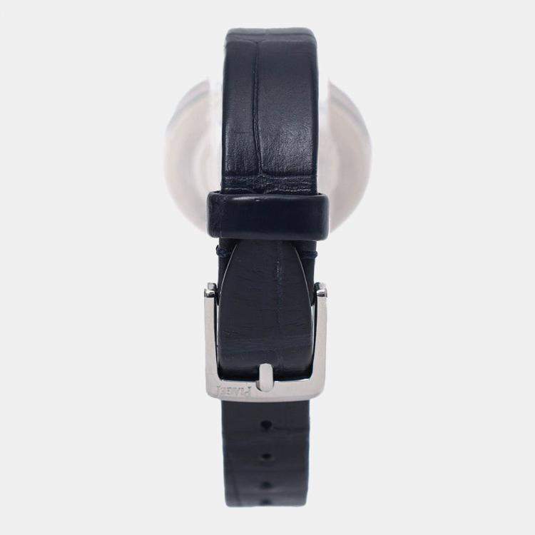 Pre Owned Piaget Possession Quartz Silver 18k White Gold Women's Wristwatch 29 mm