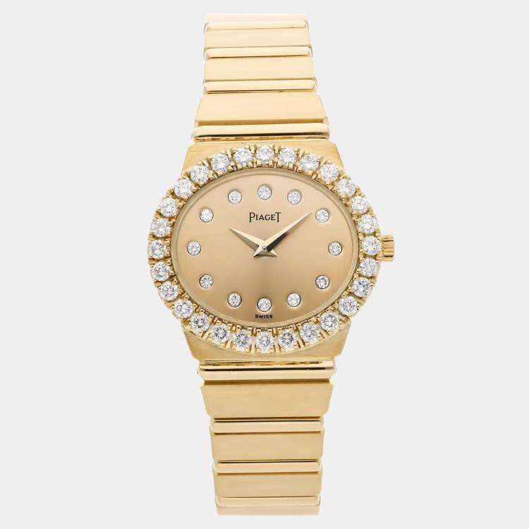 Pre Owned Pre-Owned Piaget Vintage 15804C701 Quartz 27 mm x24 mm