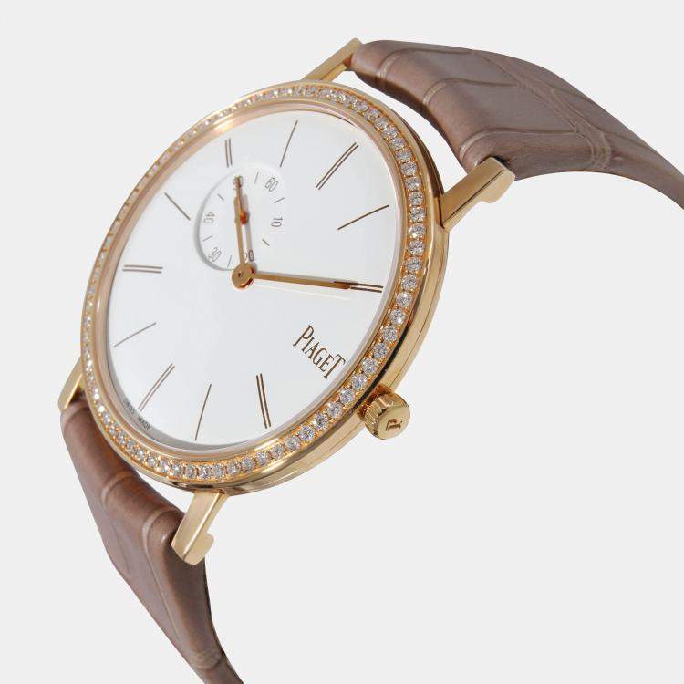 Piaget White Diamonds 18k Rose Gold Altiplano Origin GOA39107