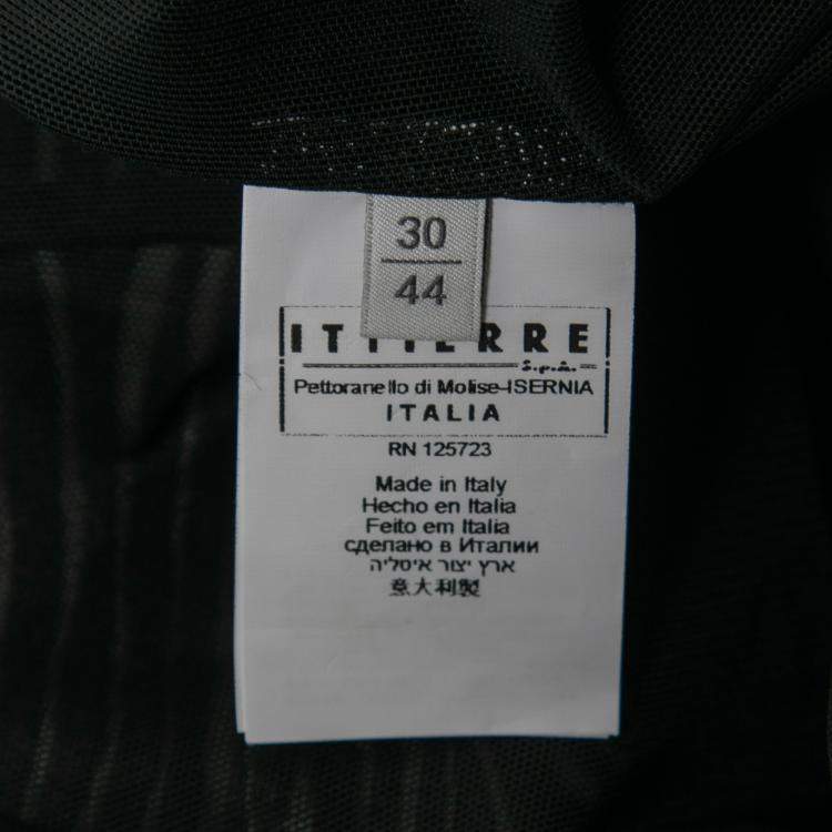 Pre Owned Pierre Balmain Black and White Stretch Zebra Print Draped Jersey Mini Dress L 