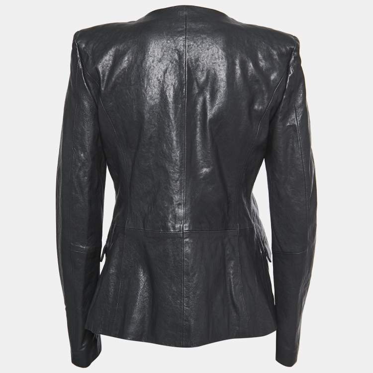 Uafhængighed erektion kollektion Pierre Balmain Leather Studded Open Jacket L Pierre Balmain | TLC