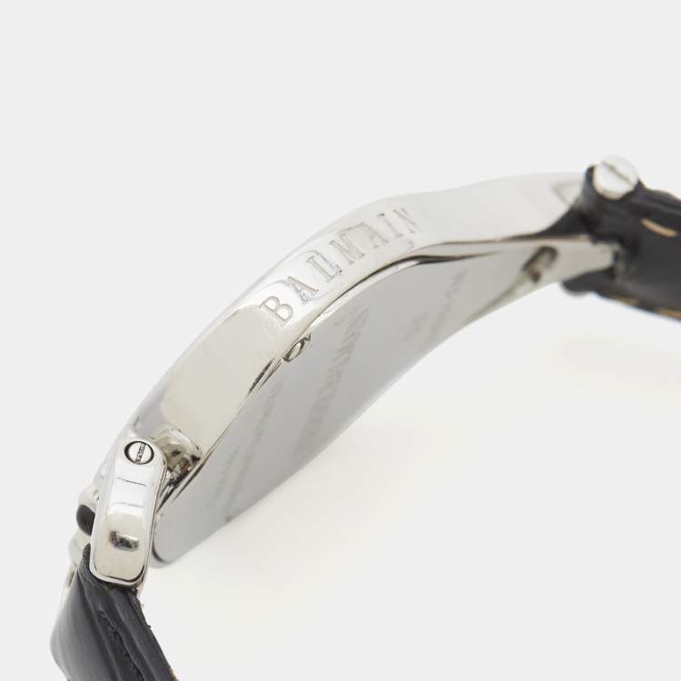 مملوكة مسبقًا Pierre Balmain 3431 White Mother Of Pearl Dial Stainless Steel Women's Wristwatch 31 mm