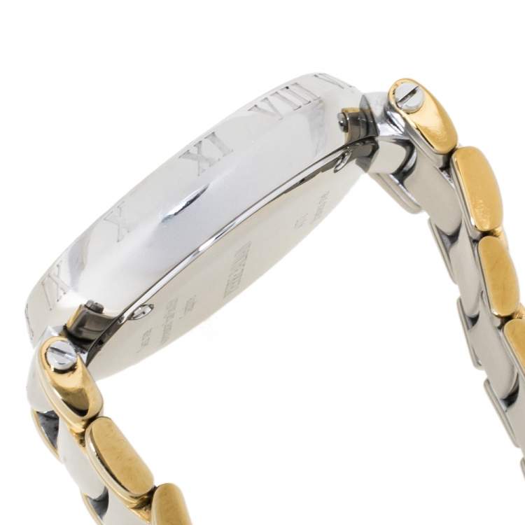 Pre Owned Balmain Silver Two Tone Stainless Steel Classica Lady Downtown 4072 Women's Wristwatch 35 mm