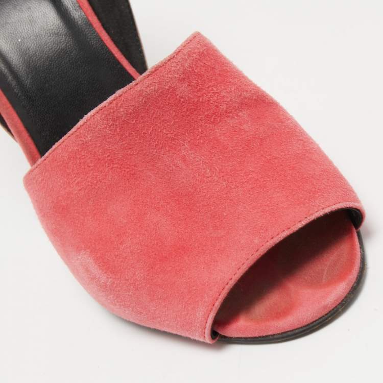 Pre Owned Pierre Hardy Beige/Pink Leather and Suede Pumps Size 37