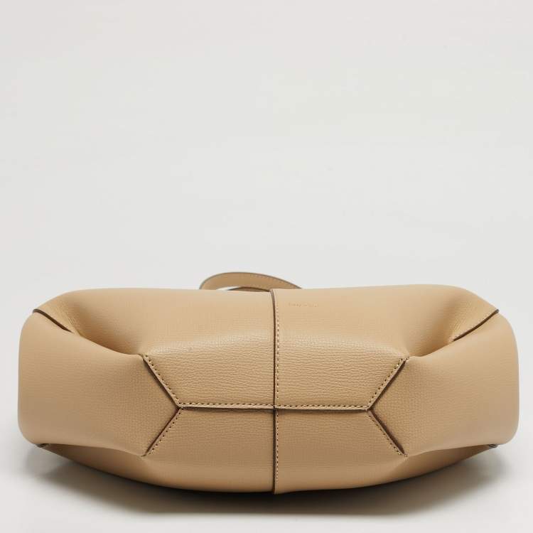 Pre Owned Polène Cyme Mini Beige Leather Tote