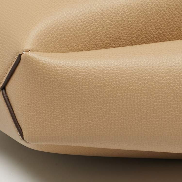 Pre Owned Polène Cyme Mini Beige Leather Tote