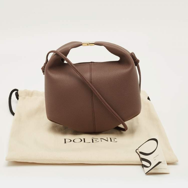 Pre Owned Polène Béri Brown Leather Crossbody Bag