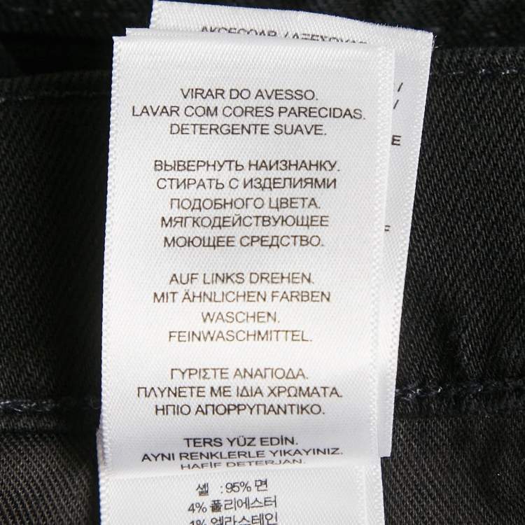 مملوكة مسبقًا Polo Ralph Lauren Black Denim The Straight Jeans M 29"