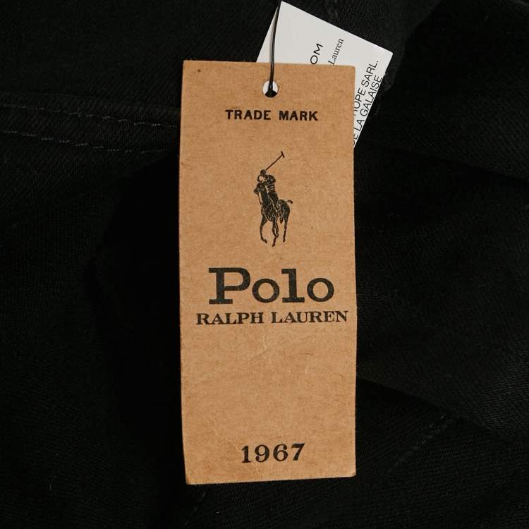 مملوكة مسبقًا Polo Ralph Lauren Black Denim The Straight Jeans M 29"