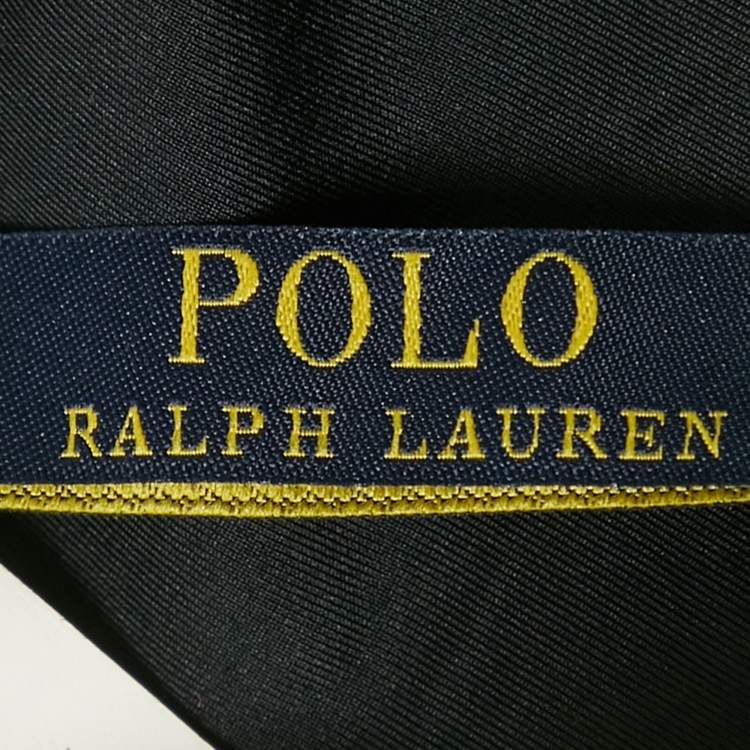 Pre Owned Polo Ralph Lauren Black Jersey Swimsuit M