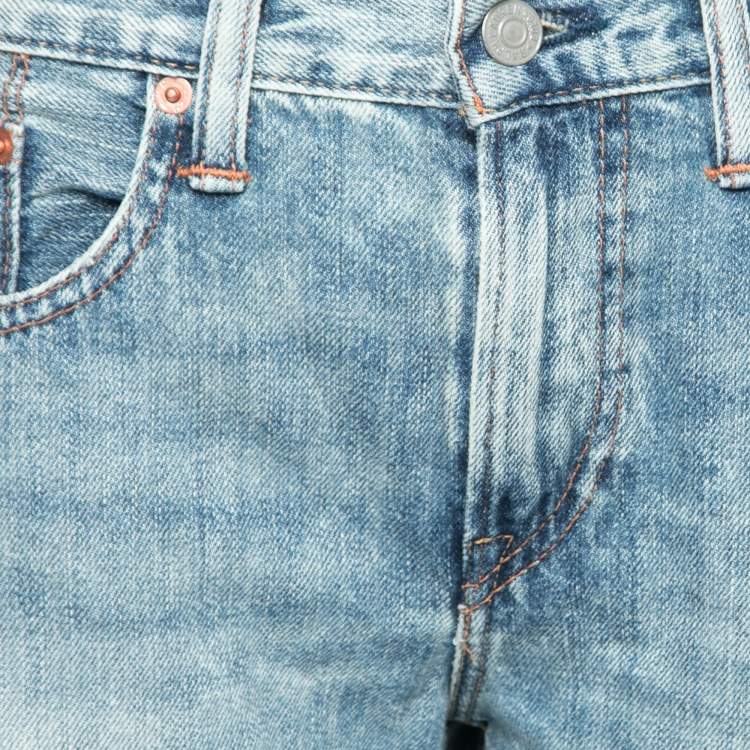 Pre Owned Polo Ralph Lauren Blue Denim Straight Fit Heritage Regular27 Jeans Waist 31