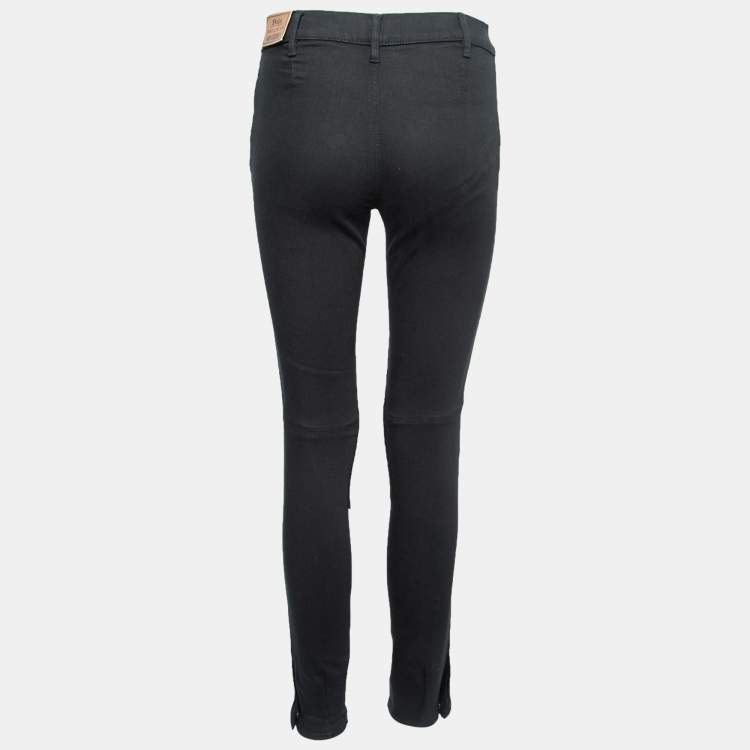Pre Owned Polo Ralph Lauren Black Denim Jeans M Waist 28"