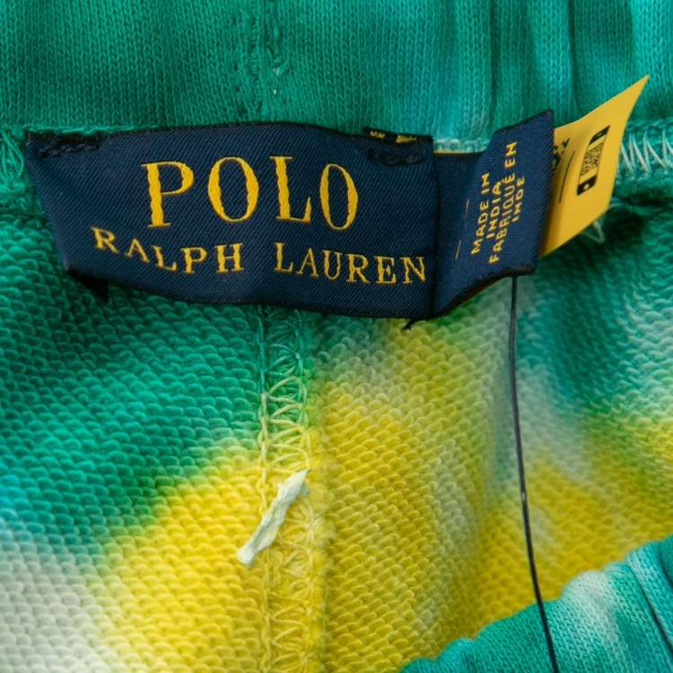 Pre Owned Polo Ralph Lauren Multicolor Tye-Dye Print Cotton Joggers S
