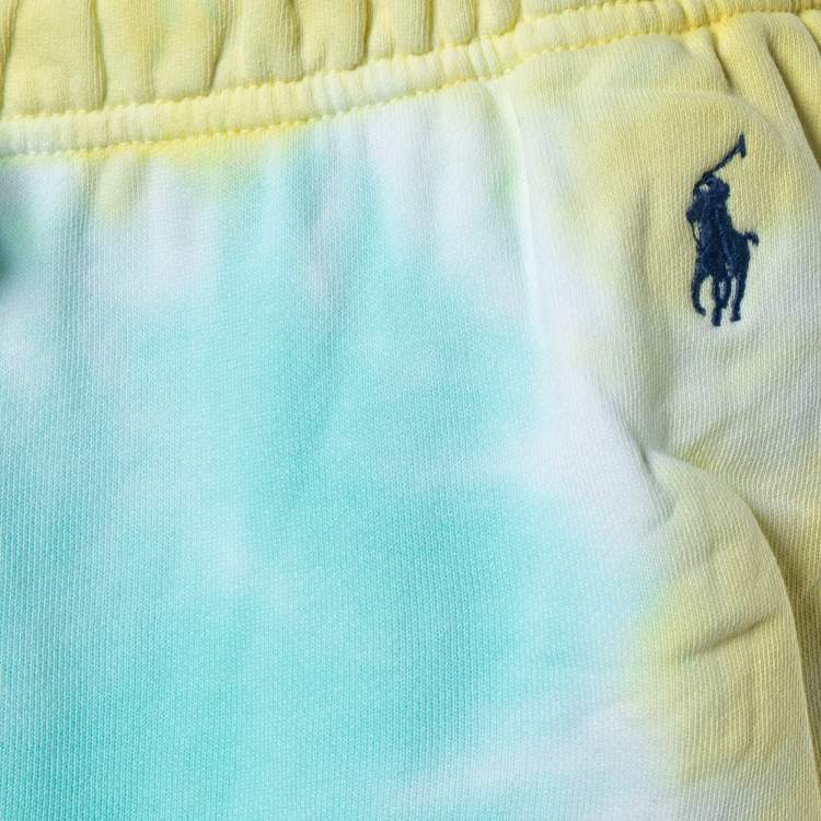 Pre Owned Polo Ralph Lauren Multicolor Tie-Dye Printed Cotton Joggers S