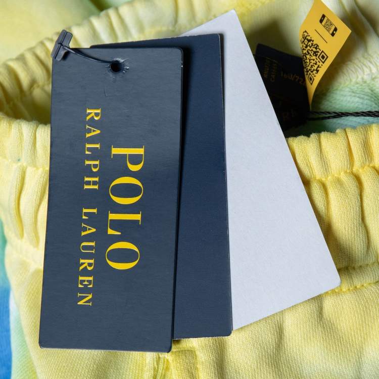 Pre Owned Polo Ralph Lauren Multicolor Tie-Dye Printed Cotton Joggers S