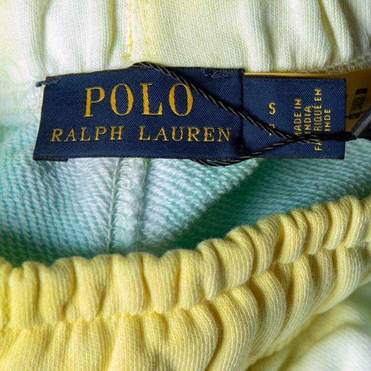 Pre Owned Polo Ralph Lauren Multicolor Tie-Dye Printed Cotton Joggers S