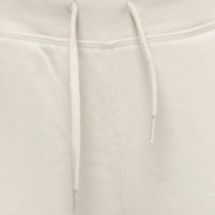 Pre Owned Polo Ralph Lauren Cream Knit Sports Jogger Pants XS