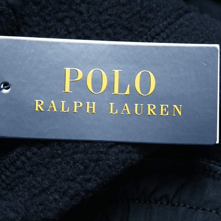 Pre Owned Polo Ralph Lauren Navy Blue Cotton Blend Aviatr Joggers XL