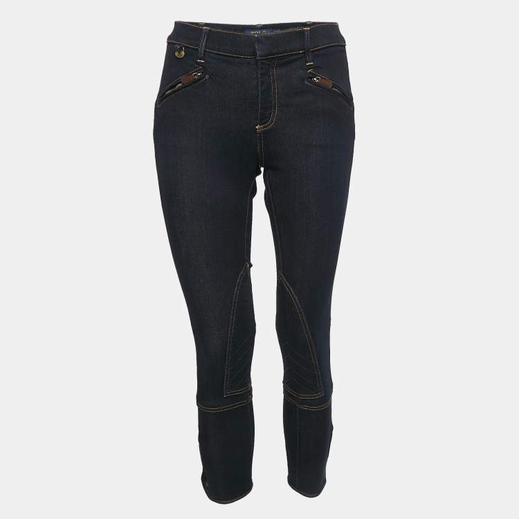 Pre Owned Polo Ralph Lauren Blue Denim Whitlyn Jod Jeans M Size 30