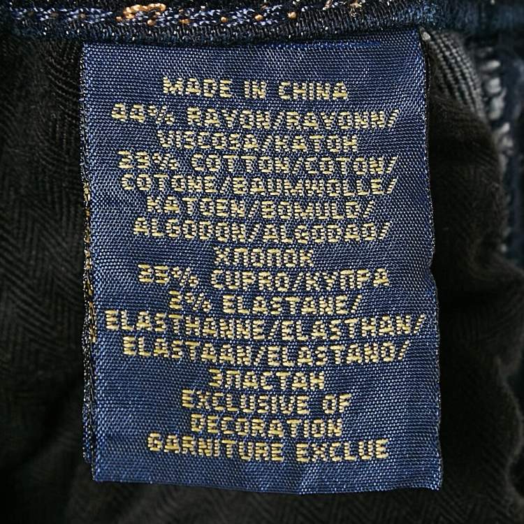 Pre Owned Polo Ralph Lauren Blue Denim Whitlyn Jod Jeans M Size 30