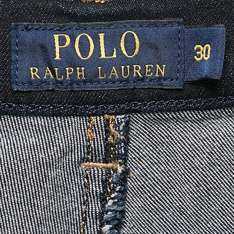 Pre Owned Polo Ralph Lauren Blue Denim Whitlyn Jod Jeans M Size 30