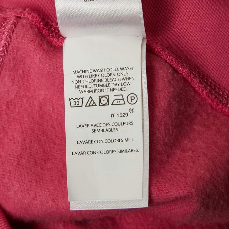 مملوكة مسبقًا Polo Ralph Lauren Pink Logo Embroidered Cotton Blend Knit Trackpants XL