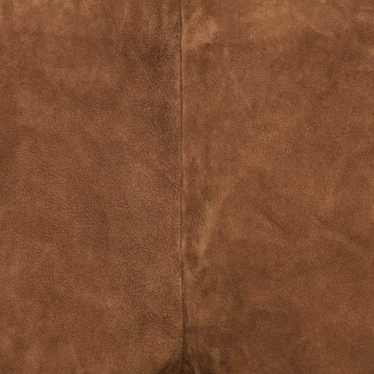 Pre Owned Polo Ralph Lauren Brown Genuine Suede Trousers XL