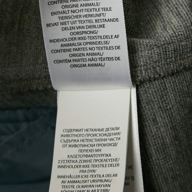 Pre Owned Polo Ralph Lauren Grey Wool Blend Knit Breeches Pants S