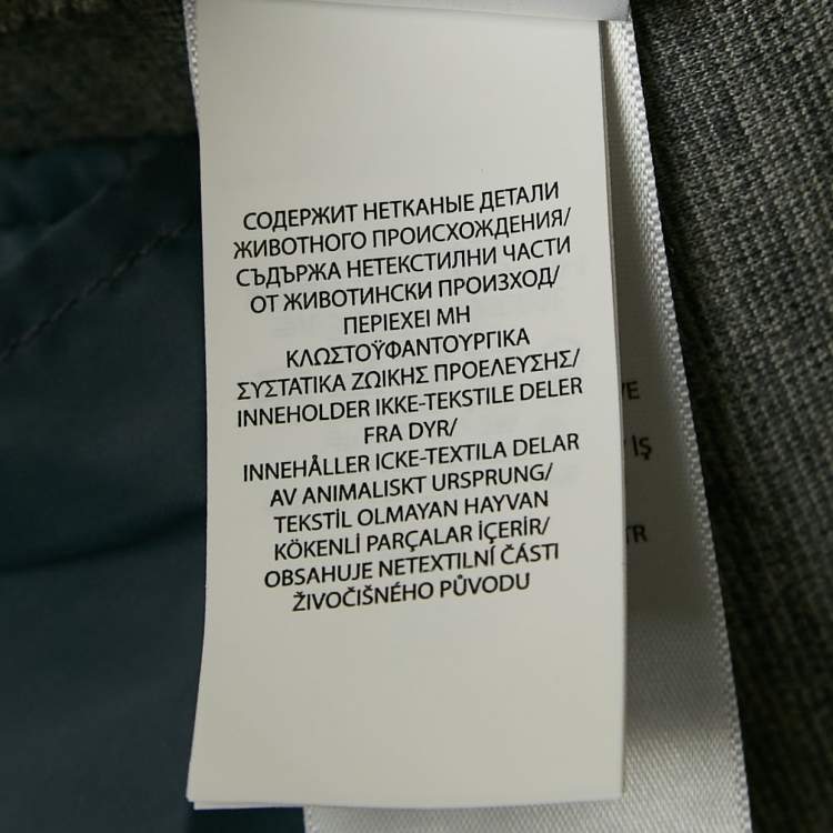 Pre Owned Polo Ralph Lauren Grey Wool Blend Knit Breeches Pants S
