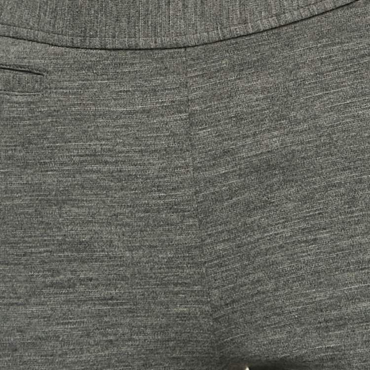Pre Owned Polo Ralph Lauren Grey Wool Blend Knit Breeches Pants S