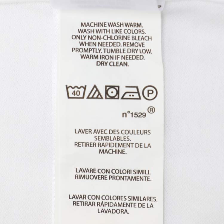 Pre Owned Polo Ralph Lauren White Knit Cotton Button Front Oxford Shirt S