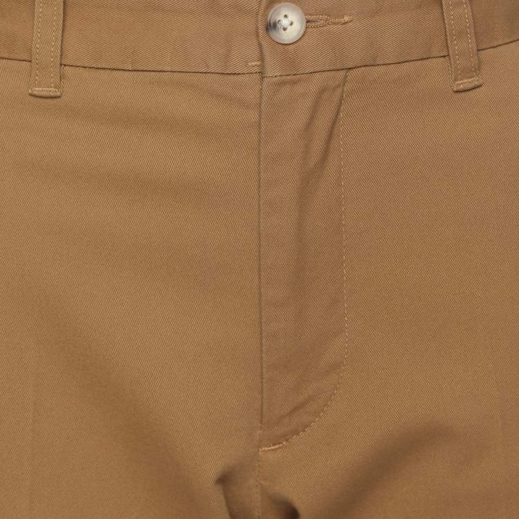 Pre Owned Polo Ralph Lauren Khaki Stretch Fabric The Slim Chino Trouser S