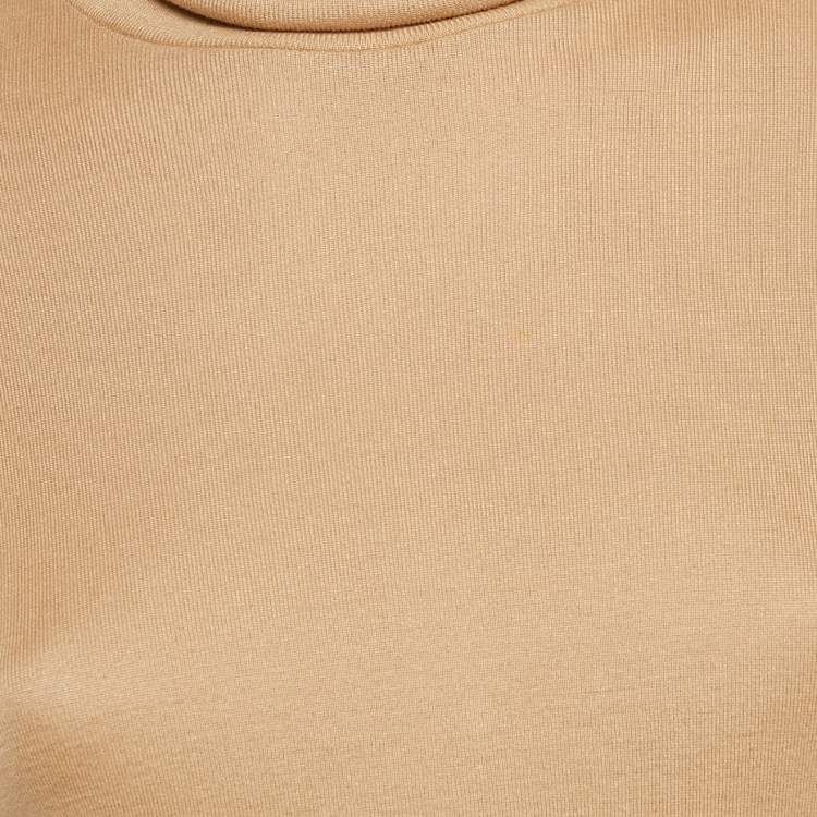 Pre Owned Polo Ralph Lauren Beige Cashmere Knit Turtle Neck Sweater S 