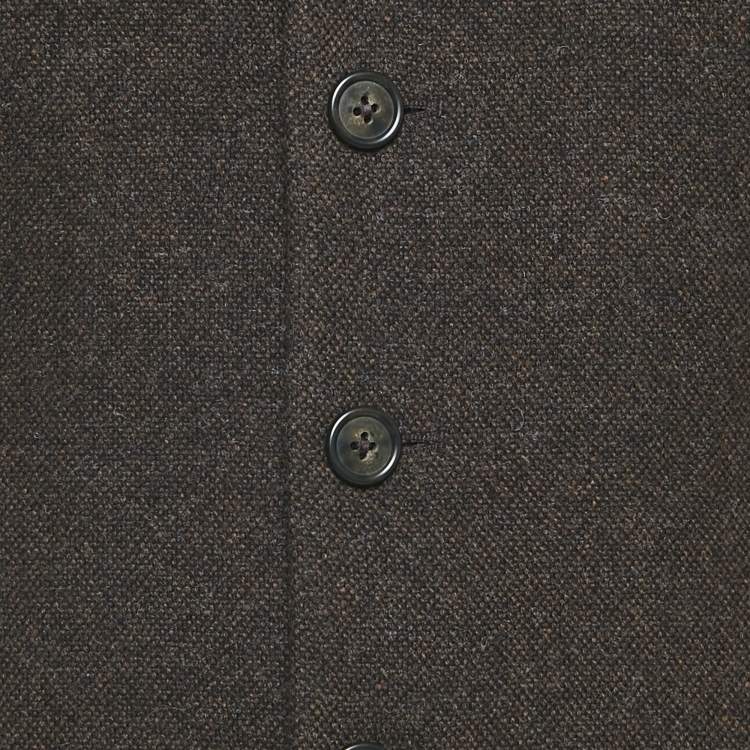 Pre Owned Polo Ralph Lauren Brown Wool Flared Overcoat XL