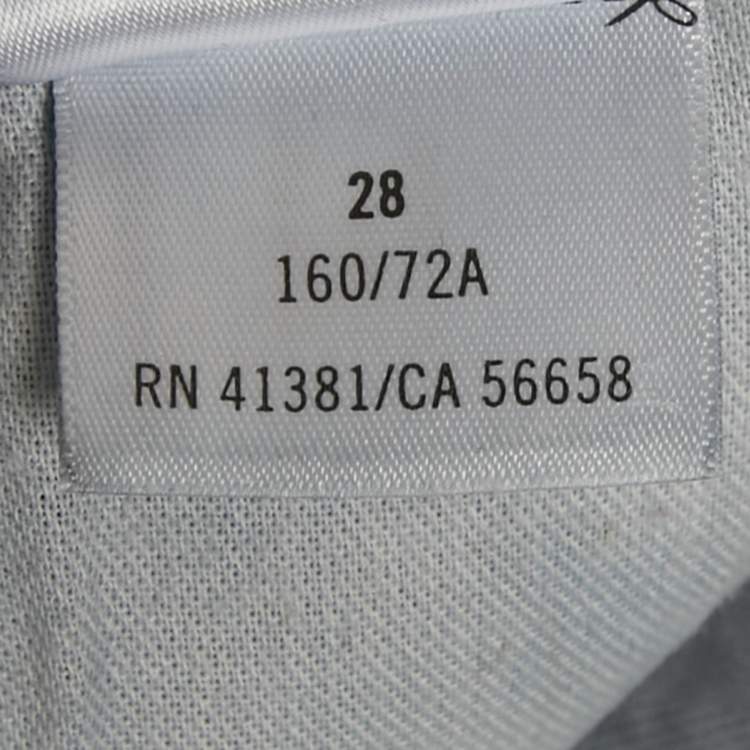 Pre Owned Polo Ralph Lauren Blue Denim Mid-Rise Skinny Tompkins Jeans Waist 28" M