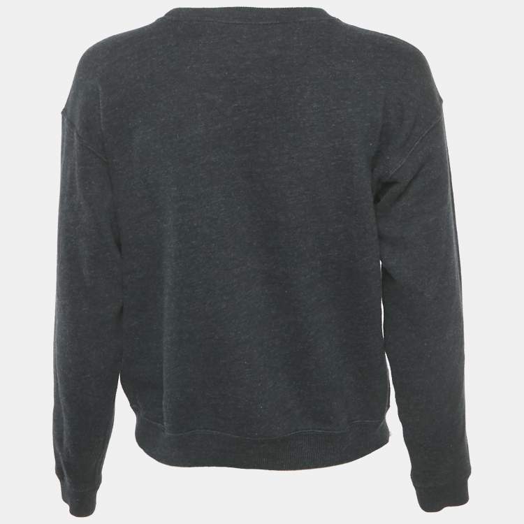 Pre Owned Polo Ralph Lauren Black Cotton Sweatshirt XS